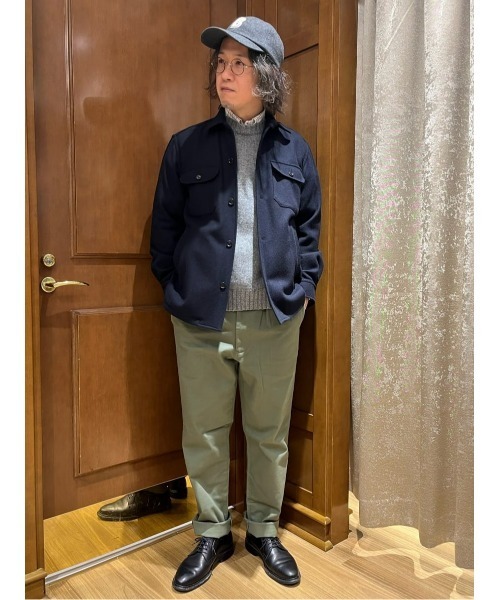 BROOKS BROTHERS シャツ ウールメルトン シャツジャケット