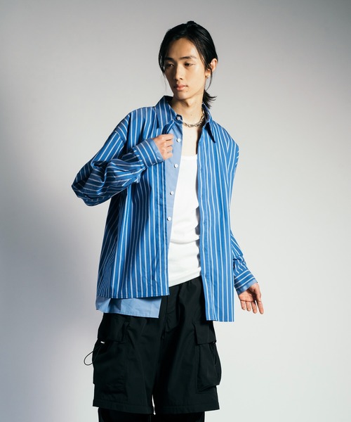 VI E DIT シャツ レイヤードシャツ メンズ レディース