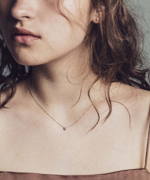ete bijoux ネックレス K18 ダイヤモンド 0.25ct ネックレス