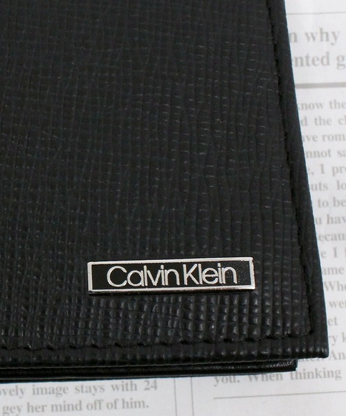 Calvin Klein（カルバン・クライン） 名刺入れ CK ワンポイント レザー