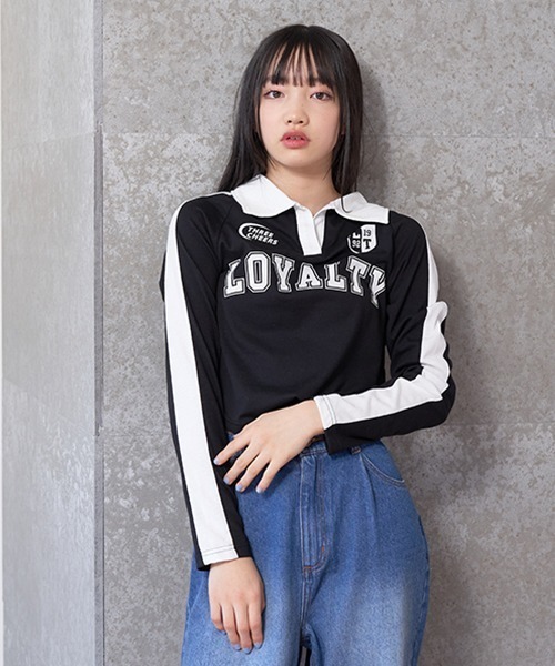 LOVETOXIC tシャツ 「LTXC」ユニフォーム風Tシャツ キッズ 子供服