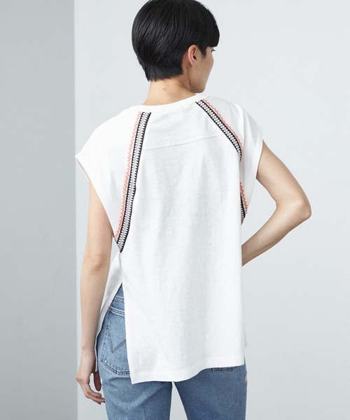 tシャツ WRANGLER/ラングラー リメイク ノースリーブTee ナンバリング レディース Wrangler tシャツ WRANGLER/ラングラー リメイク ノースリーブ
