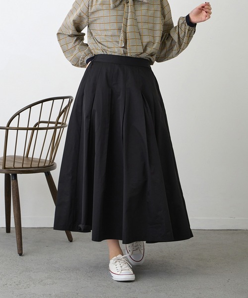 スカート タイト Aライン シンプル タック 5colors XS/3XL スカート タイト Aライン シンプル タック 5colors XS/3XL