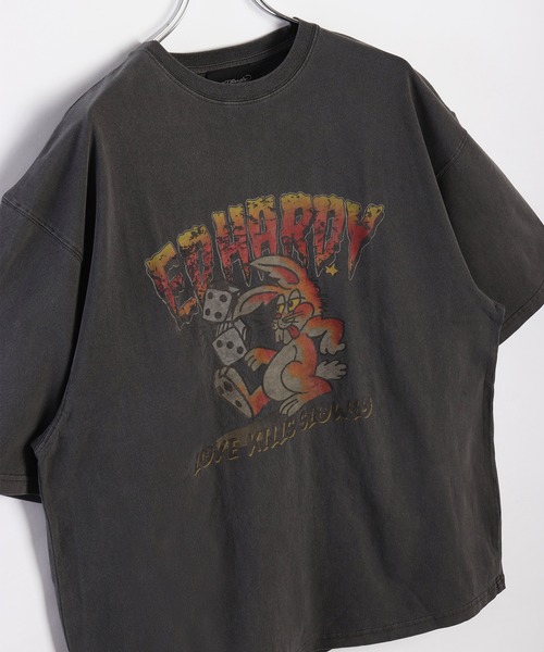 Ed Hardy（エド・ハーディー） tシャツ ピグメント半袖TEE メンズ