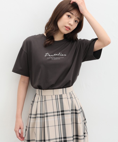 tシャツ アーティプリントシャツ レディース Honeys tシャツ ロゴプリントTシャツ レディース : ZOZOTOWN