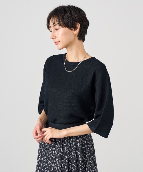 アナイ ANAYI お洒落異素材セーター♪ セール】 スノーフレーク プルオーバー （ニット・セーター）｜ANAYI