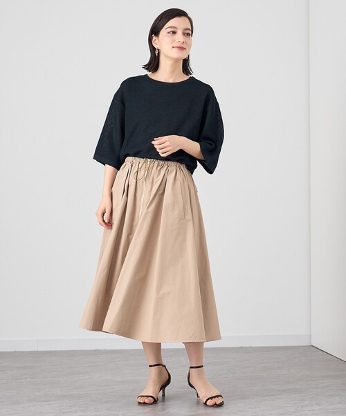 アナイ ANAYI お洒落異素材セーター♪ ANAYI（アナイ） ニット セーター カノコメッシュT プルオーバー