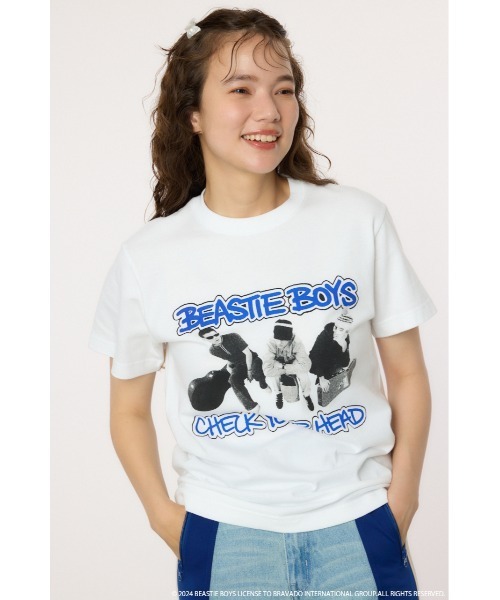 ビースティ・ボーイズ 7分丈 Tシャツ RODEO CROWNS WIDE BOWL BEASTIE BOYS Tシャツ BLK