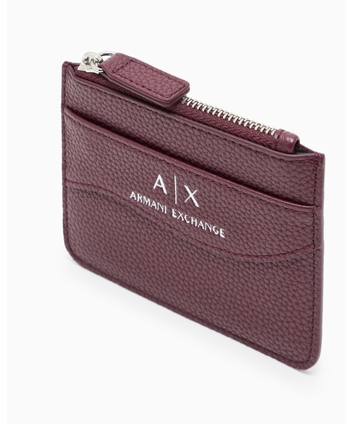 送料/関税込【ARMANI EXCHANGE】ロゴ 財布 カードホルダー ARMANI EXCHANGE 財布 「A|X アルマーニ エクスチェンジ」AXロゴ