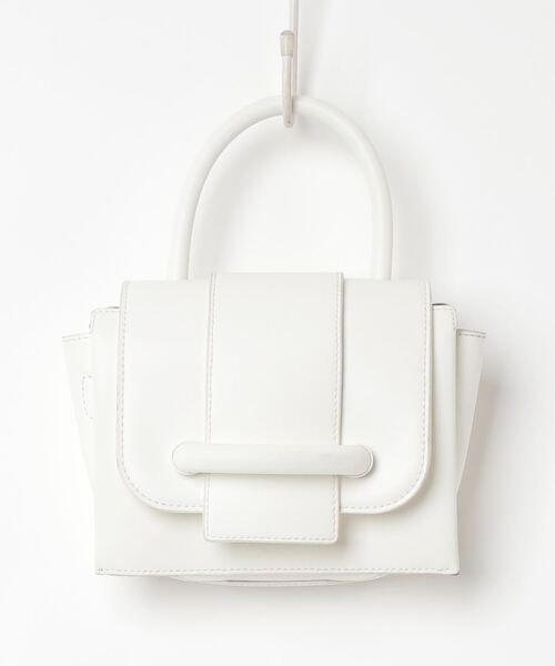 charles&keith」 ワンポイントハンドバッグ - ホワイト レディース 