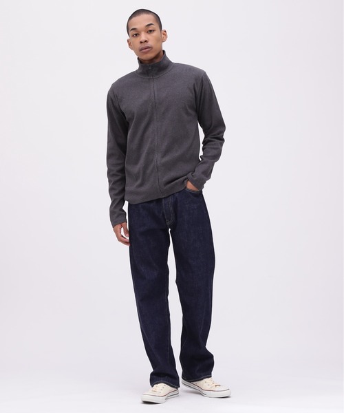 AVIREX（アヴィレックス） ジャージ 「DAILY/デイリー」STAND ZIP RIB