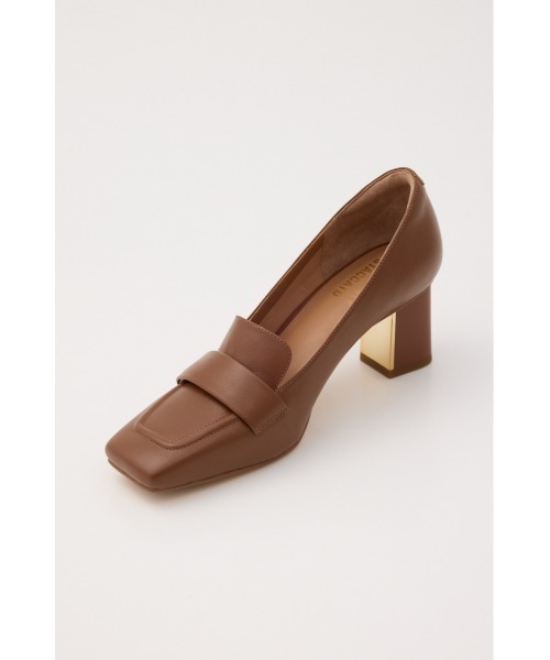 STACCATO ヒールローファー　24.5センチ　ボリュームソール STACCATO ローファー パテルヒールローファー レディース