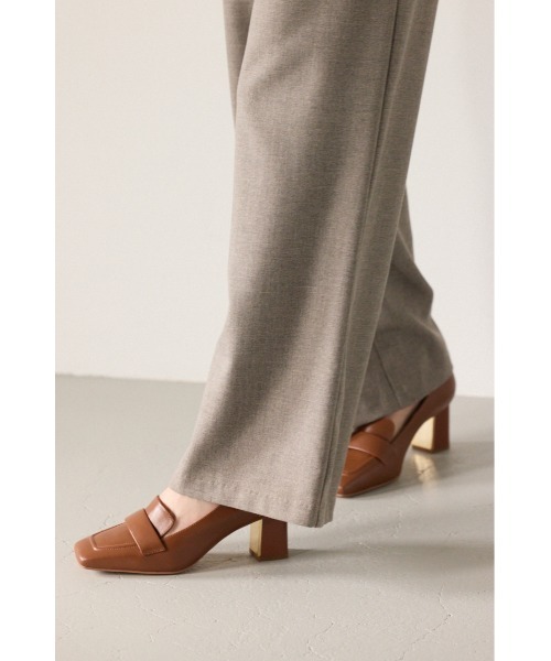 STACCATO ヒールローファー　24.5センチ　ボリュームソール STACCATO | パテルヒールローファー (ローファー