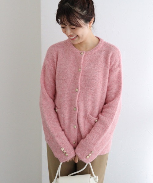 eimy♡即完売♡ピンクボーダーニットカーディガン♡新品未使用 eimy♡即完売♡ピンクボーダーニットカーディガン♡新品未使用 【公式