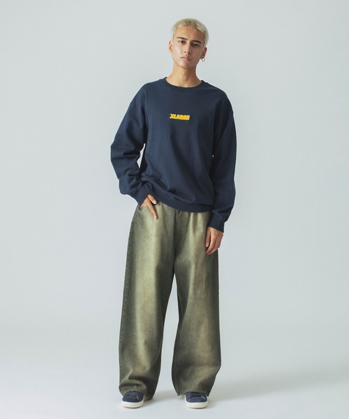 XLARGE ジーンズ FADED BAGGY DENIM PANTS メンズ レディース