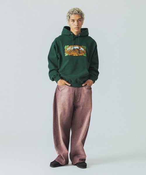 XLARGE BAGGY DENIM PANTS バギー デニム 25ss 新作 XLARGE ジーンズ OLD ENGLISH BAGGY DENIM PANTS メンズ