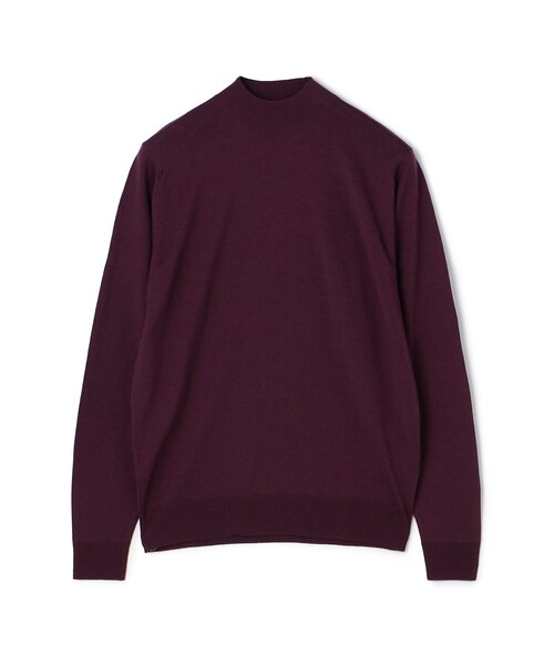 良品 JOHN SMEDLEY 30G モックネック ウール セーター XL JOHN SMEDLEY（ジョンスメドレー） セーター ニット JOHN SMEDLEY 30G