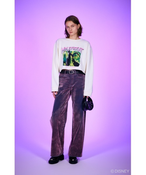 トレーナー スウェット MD OT VINTAGE LIKE プルオーバー レディース Disney SERIES CREATED by MOUSSY トレーナー スウェット MD OT