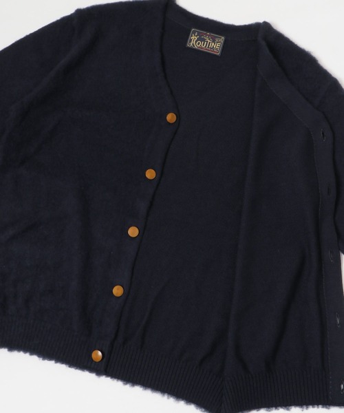 URBAN RESEARCH / アーバンリサーチ 『別注』ROUTINE×URBAN RESEARCH　起毛カーディガン URBAN RESEARCH カーディガン 「別注」ROUTINE×URBAN RESEARCH