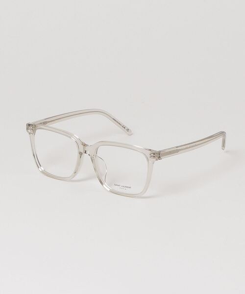 伊達メガネ メガネ 眼鏡 「SAINT LAURENT/サンローラン」スクエア メガネ SL M142F 003 レディース メンズ
