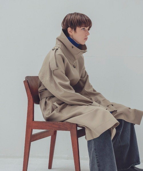DRESSLAVE（ドレスレイブ） トレンチコート コート T/W big collor