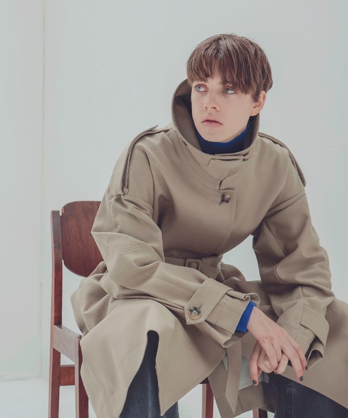 DRESSLAVE（ドレスレイブ） トレンチコート コート T/W big collor