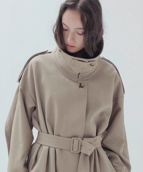DRESSLAVE トレンチコート コート T/W big collor trench coat