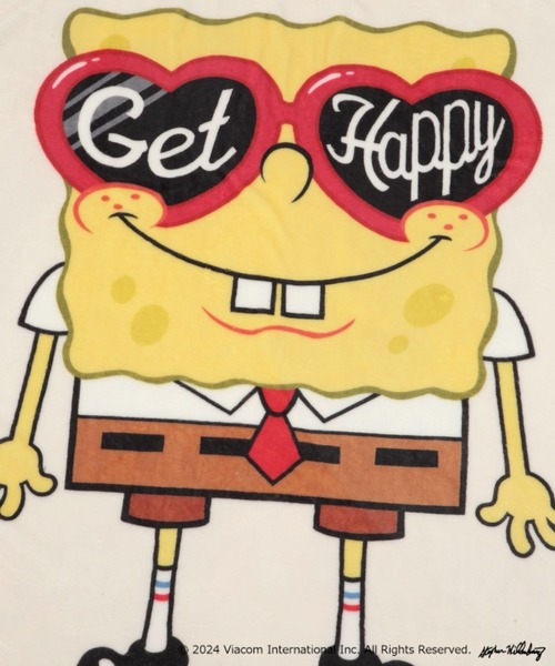 BAYFLOW（ベイフロー） ブランケット 「SpongeBob(スポンジ・ボブ