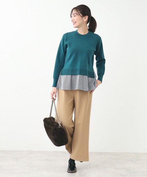 Reflect tシャツ 「春SALE／E‐QUALITY」異素材ドッキングプル