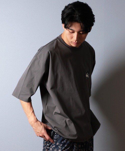 クイックシルバー Quiksilver 半袖ラッシュガード/Tシャツ XL Quiksilver ラッシュガード 「ムラサキスポーツ限定」QUIKSILVER