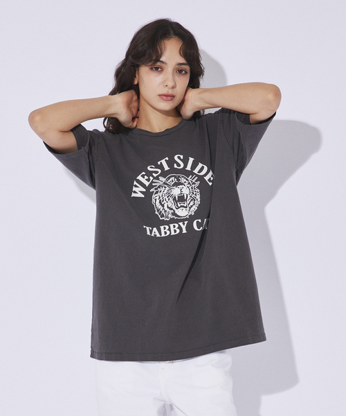 tシャツ MIXTA/ミクスタ  TABBY CAT SS CREWNECK T-SHIRTS Tシャツ レディース メンズ MIXTA ミクスタ CREWNECK T-SHIRTS Tシャツ 半袖 TABBY CAT SS