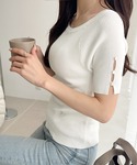 tシャツ 半袖 「mily bilet」大人可...の詳細画像2