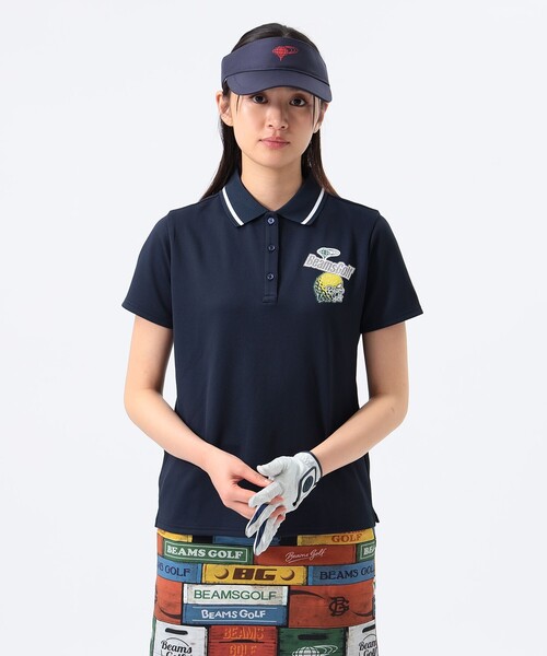 BEAMS GOLF ポロシャツ ポロ 「UVカット/吸水速乾」「WOMEN