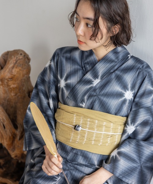 浴衣　しぼり　2点セット 浴衣 有松絞り浴衣2点セット レディース : ZOZOTOWN Yahoo!店