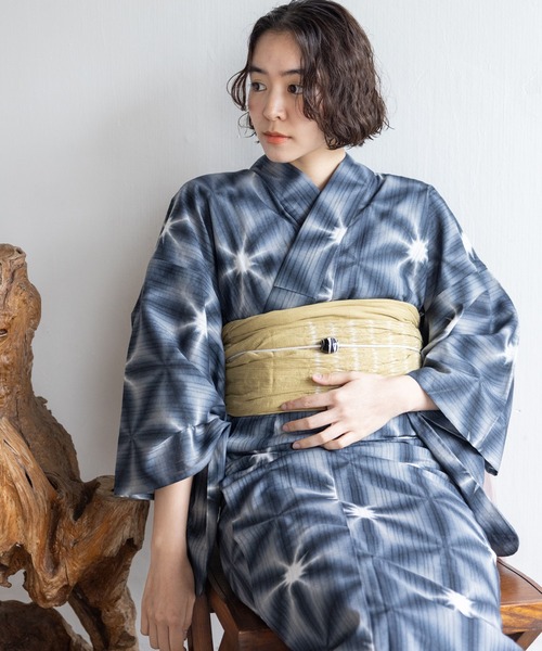 浴衣 有松絞り浴衣2点セット レディース : ZOZOTOWN Yahoo!店