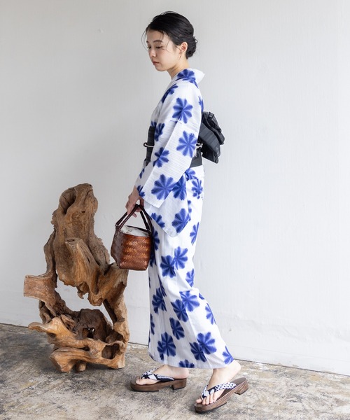 【美品】有松絞り　浴衣② 浴衣 有松絞り浴衣2点セット レディース : ZOZOTOWN Yahoo!店