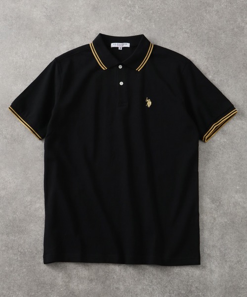 国内発送★U.S. POLO ASSN. ポニーロゴ刺繍 ポロシャツ 半袖 国内発送☆U.S. POLO ASSN. ポニーロゴ刺繍 ポロシャツ 半袖 (US