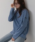 tシャツ 「新色追加」ベーシックボーダー長袖カ...の詳細画像1