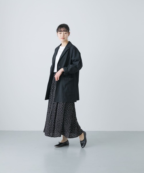 かぐれ コート アウター 「ユニセックス」コットンテーラード