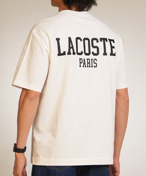 LACOSTE（ラコステ） tシャツ 半袖 Tシャツ バックプリントベーシックT