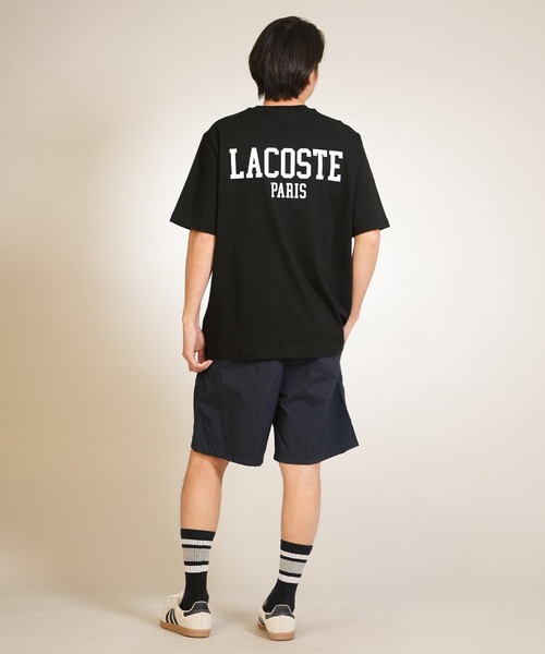 LACOSTE（ラコステ） tシャツ 半袖 Tシャツ バックプリントベーシックT