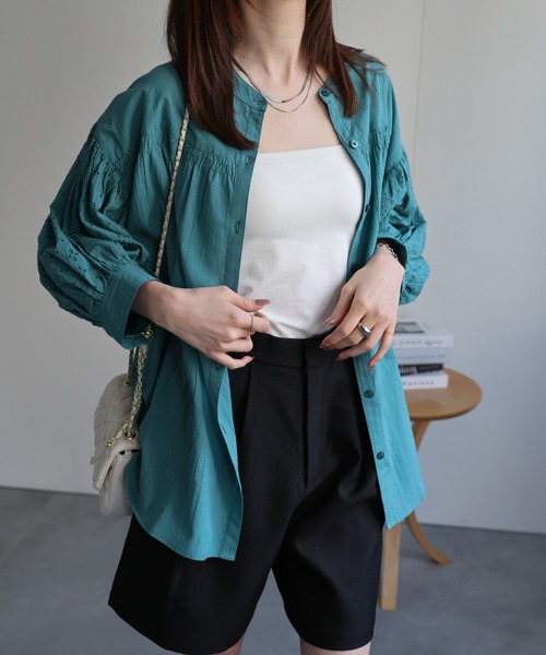 sakishimatokyo ブラウス シャツ 「sakishimatokyo premium」インド綿