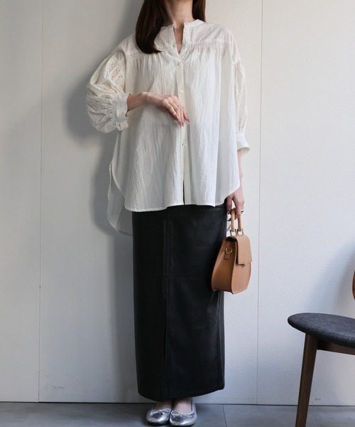 sakishimatokyo ブラウス シャツ 「sakishimatokyo premium」インド綿