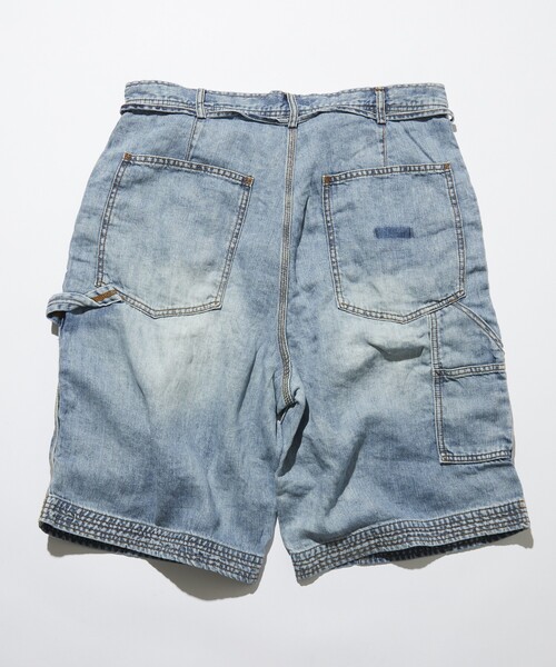 【直営店限定品定価以下】CAHLUMN French Linen Denim 黒 CAHLUMN パンツ CAHLUMN/カウラム French Linen Denim Painter