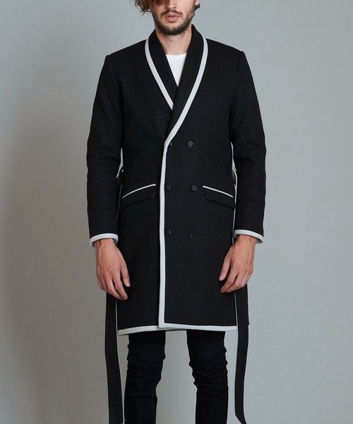 NO ID.（ノーアイディー） チェスターコート 1 ブラック メンズ