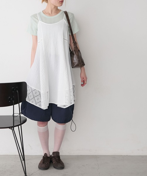CASMI アシンメトリーワンピース SLY ワンピース ASYMMETRY HEM CAMI L/OP アシンメトリー ヘム