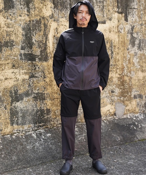 ナイロンジャケット (RM)「LUXE/R GOLF」2レイヤー バイカラー