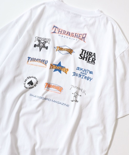 THRASHER（スラッシャー） tシャツ ブランドロゴバックプリントTシャツ