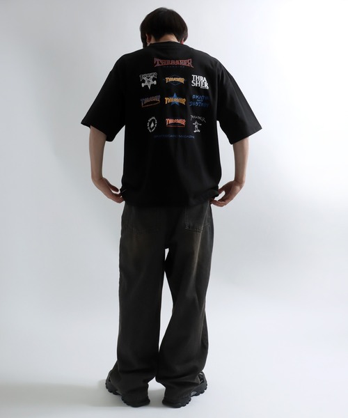 THRASHER（スラッシャー） tシャツ ブランドロゴバックプリントTシャツ
