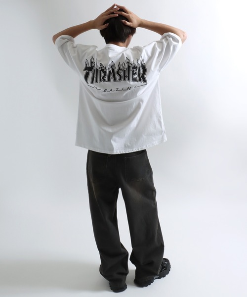 THRASHER（スラッシャー） tシャツ ブランドロゴバックプリントTシャツ